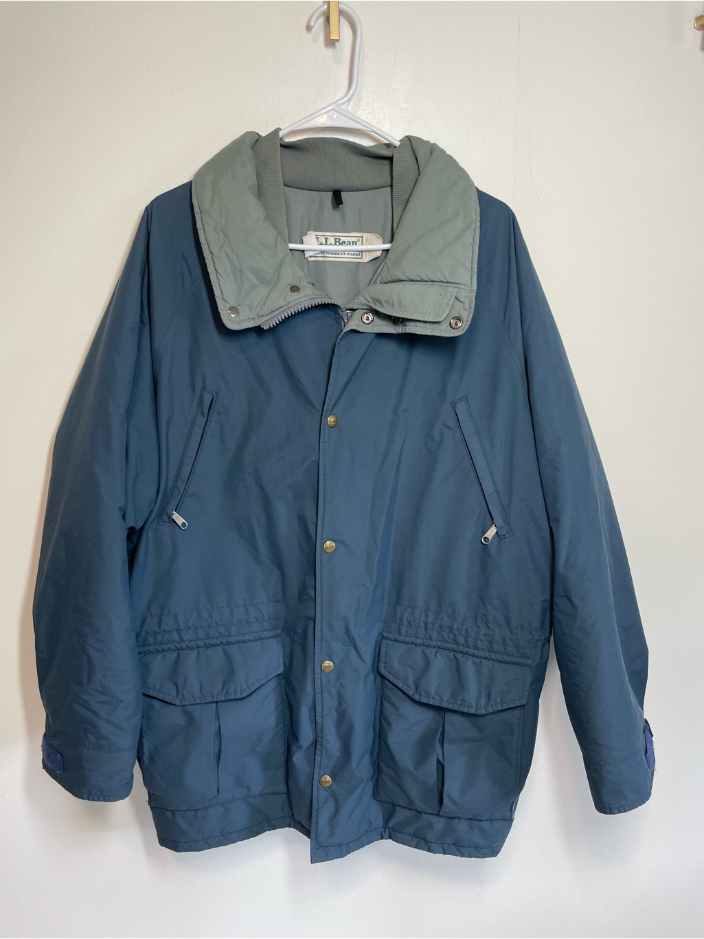 Vintage Maine Wardens Parka - L.L. Bean Men’s Navy Blue Size Large